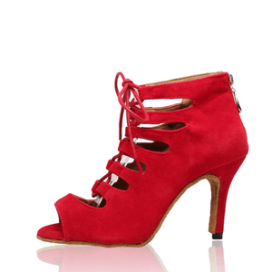Scarlett - Latin Dance Boots (Red)