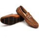 Leather Latin Dance Loafer (Brown)