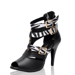 Beatrice - Leather Latin Dance Boots - High 2.5 Inches