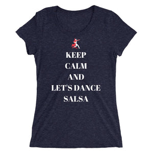 T-shirt - Keep Calm and Let's Dance Salsa