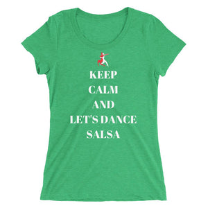 T-shirt - Keep Calm and Let's Dance Salsa