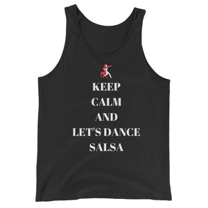 Men Tank Top Let's Salsa Dance