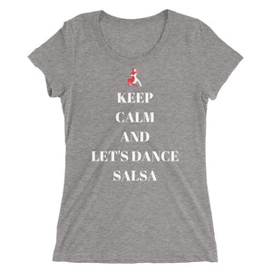 T-shirt - Keep Calm and Let's Dance Salsa