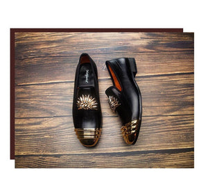 Luxury Leather Dance Loafers