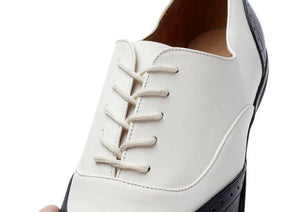 Leather Ballroom Shoes Black&White