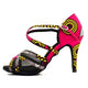Pink African Latin Dance Shoes