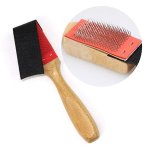 Wooden Brush Dance Shoe - Suede Sole Cleaner